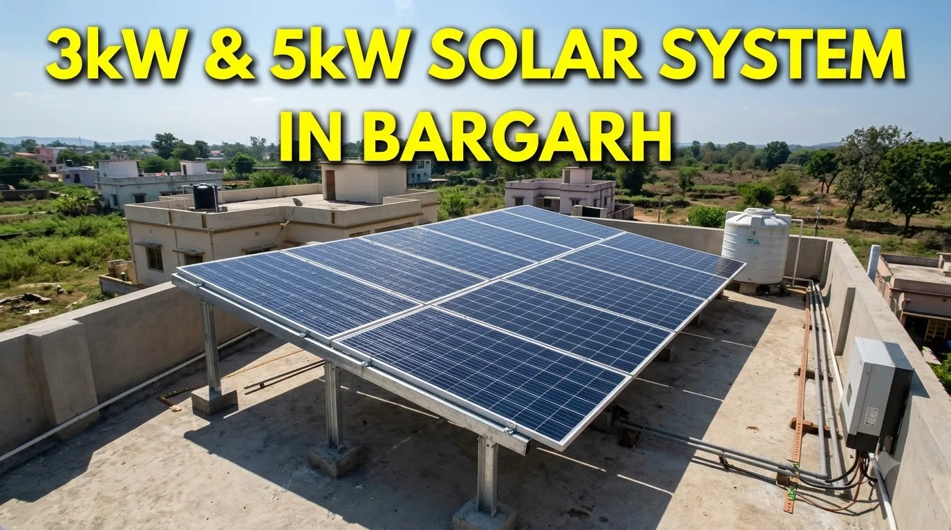 3kW & 5kW Solar System in Bargarh — Solar Harvest India