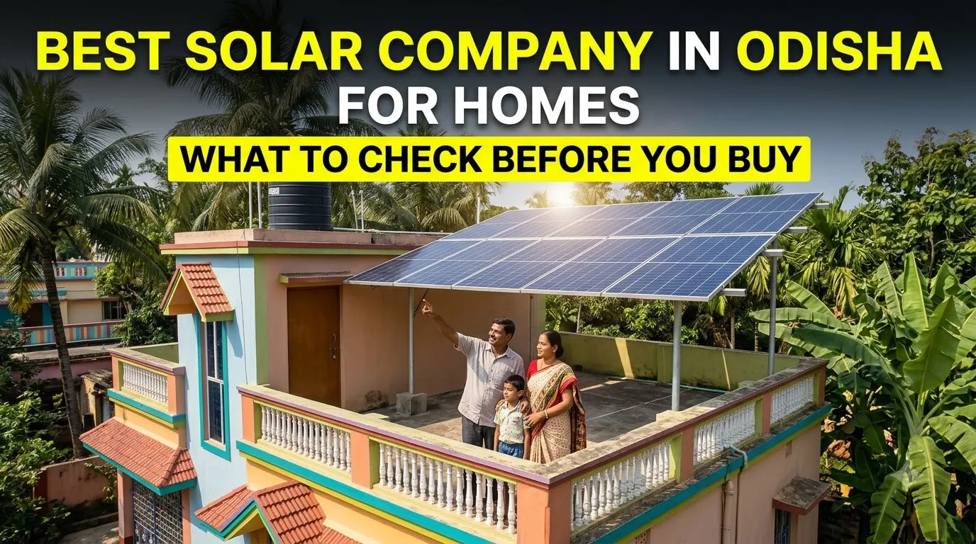 Best Solar Company in Odisha for Homes — Solar Harvest India
