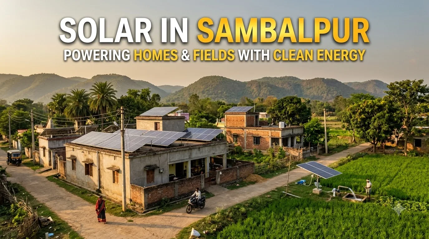 Solar Company in Sambalpur Odisha: Rooftop Solar for Homes, Institutions and Farms near Hirakud