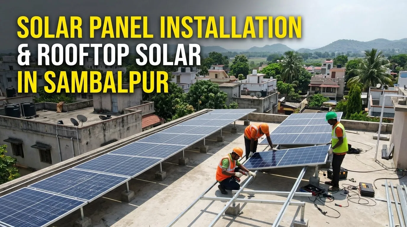 Solar Panel Installation & Rooftop Solar in Sambalpur — Solar Harvest India