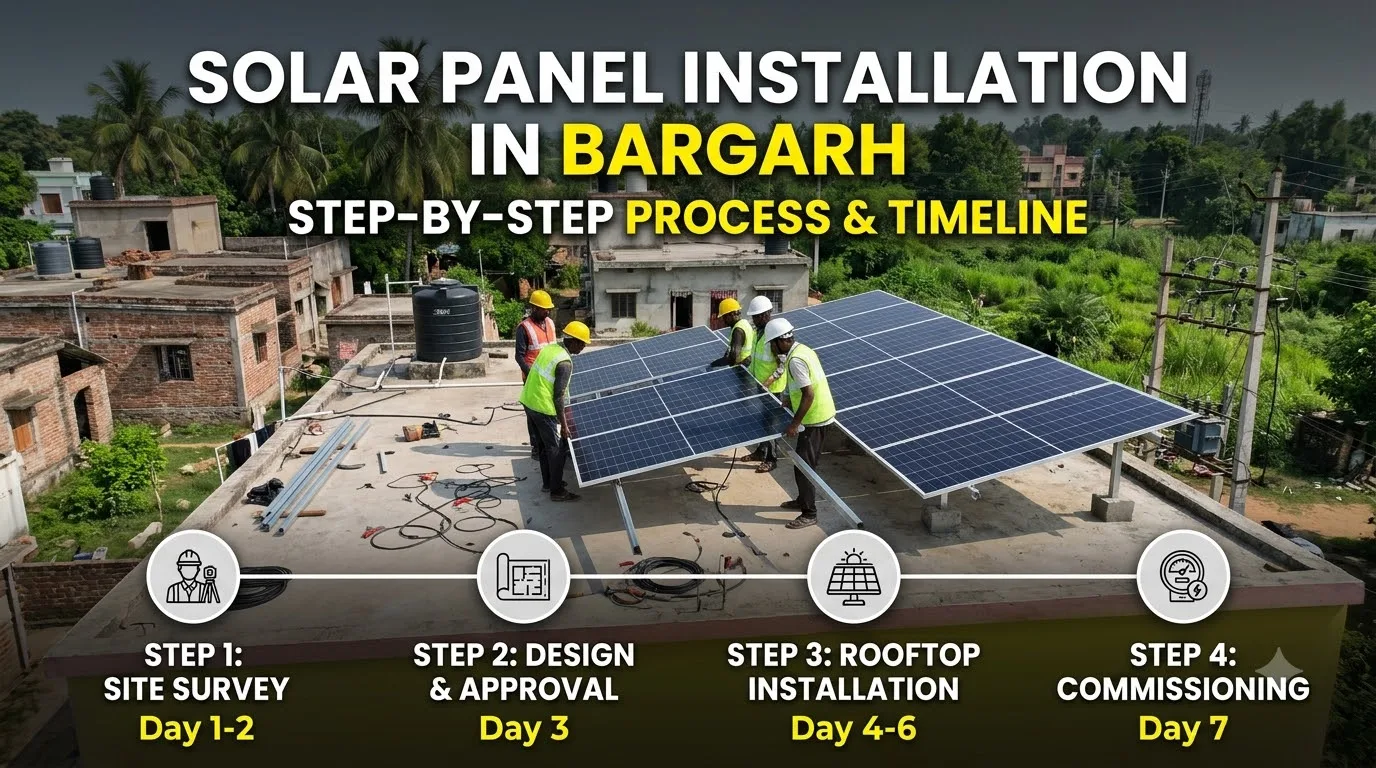 Solar Panel Installation in Bargarh: Step-by-Step Process and Timeline